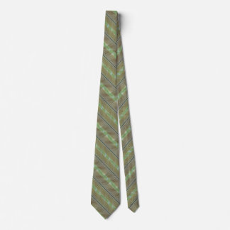 Tropical Leaf Stripes Tie