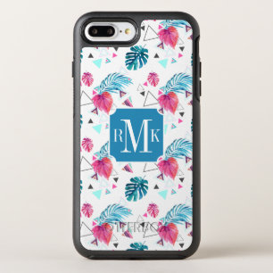 Tropical Leaf Triangle Pattern OtterBox Symmetry iPhone 8 Plus/7 Plus Case