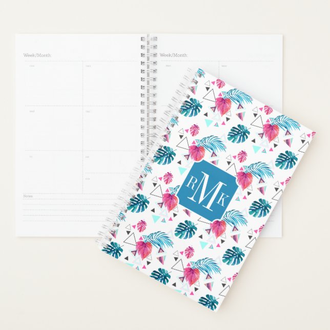 Tropical Leaf Triangle Pattern Planner (Display)