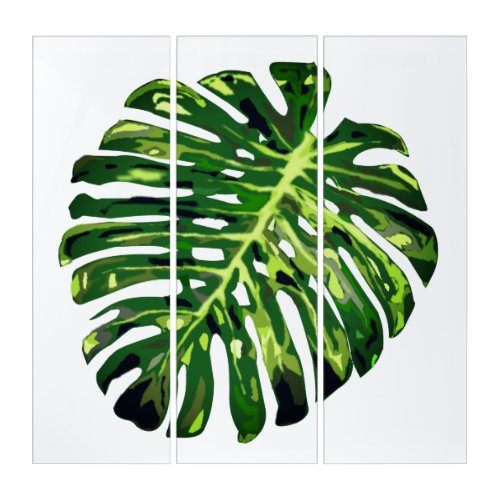 Tropical Leaf Triptych