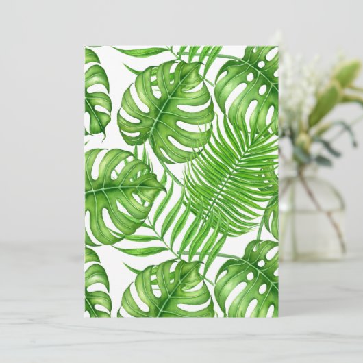 Tropical leaves (Standing Front)