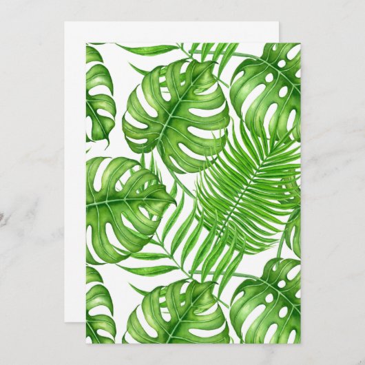 Tropical leaves (Front/Back)