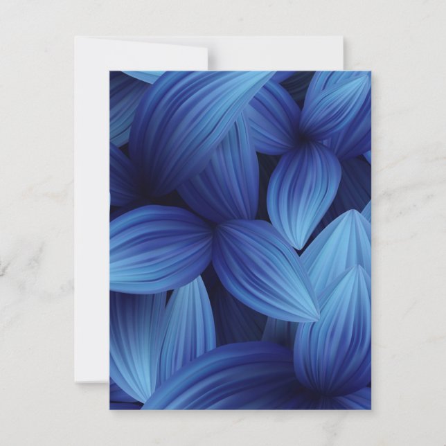 Tropical leaves 12 note card (Front)