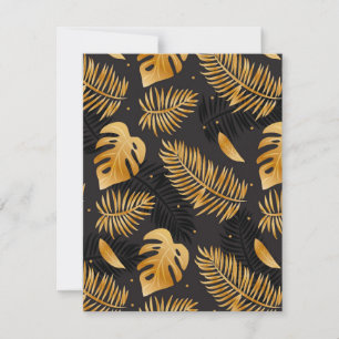 Tropical Leaves 14 Note Card