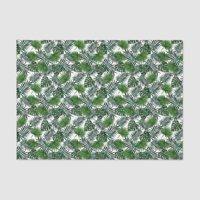 Tropical Leaves 2 Foliage Decoupage Tissue Paper (Front)