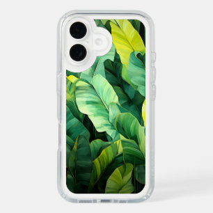 Tropical Leaves Abstract Botanical Jungle Nature iPhone 16 Case