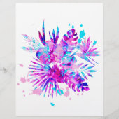 Tropical Leaves and Blossoms (Front)