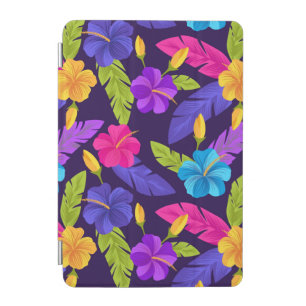 Tropical Leaves and Flowers Pattern-23857 iPad Mini Cover