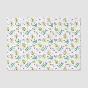 Tropical Leaves Baby Shower Tissue Paper