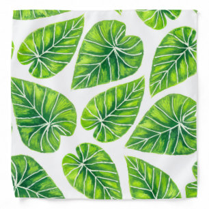 Tropical leaves bandana
