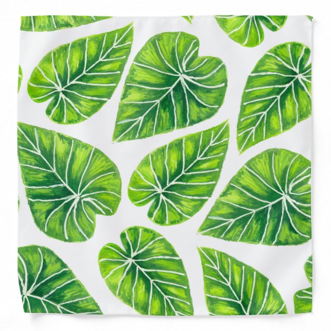 Tropical leaves bandana (Front)