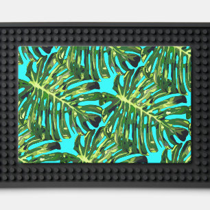Tropical Leaves Bar Mat