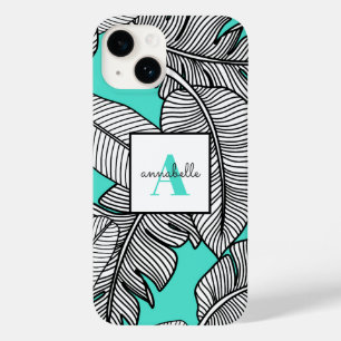 Tropical Leaves Botanical Case-Mate iPhone 14 Case