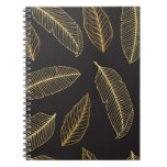 Tropical Leaves Botanical Seamless Pattern. Notebook