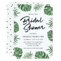 Tropical Leaves | Bridal Shower Invitation