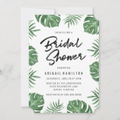 Tropical Leaves | Bridal Shower Invitation (Front)
