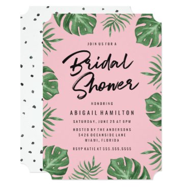 Tropical Leaves | Bridal Shower Invitation Tropical Leaves | Bridal Shower Invitation