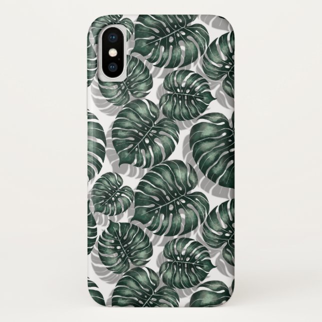 Tropical leaves Case-Mate iPhone case (Back)
