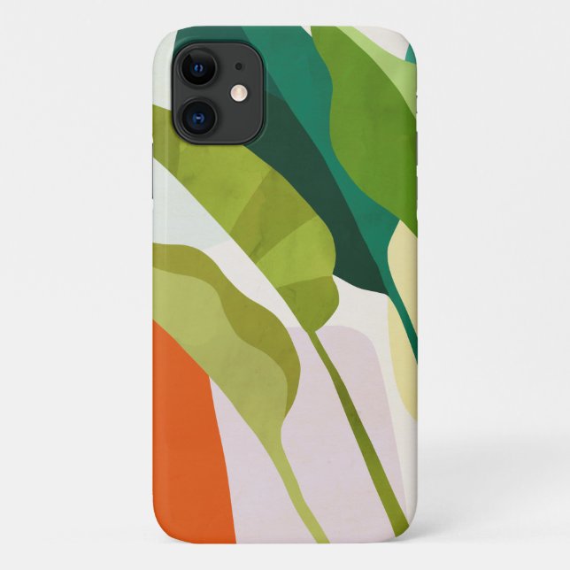 Tropical Leaves Case-Mate iPhone Case (Back)