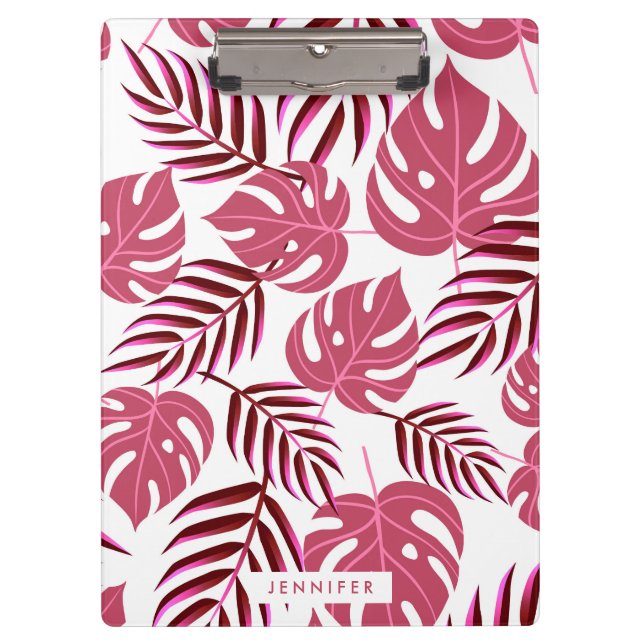 Tropical Leaves Clipboard (Front)