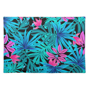 Tropical Leaves Cloth Placemat