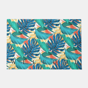 Tropical Leaves Doormat