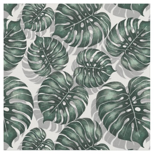 Tropical leaves fabric