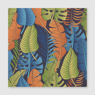 Tropical leaves, floral seamless pattern.