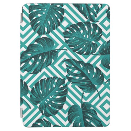 Tropical Leaves Floral Seamless Pattern iPad Air Cover