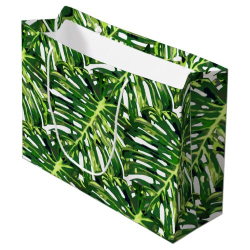 Tropical Leaves Gift Bag