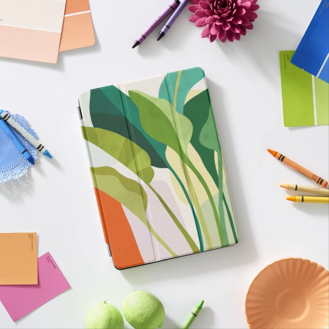 Tropical Leaves iPad Pro Cover (Desk)