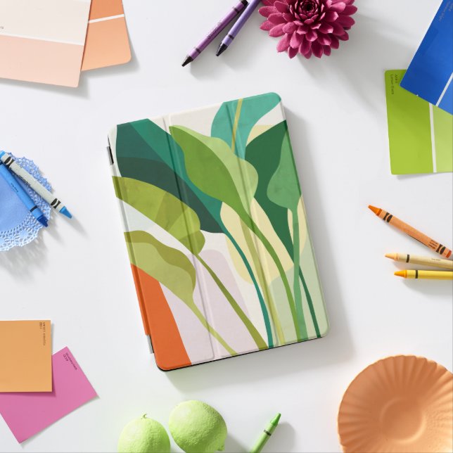 Tropical Leaves iPad Pro Cover (Desk)