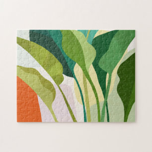 Tropical Leaves Jigsaw Puzzle