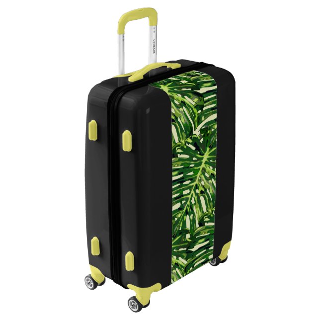 Tropical Leaves Luggage (Rotated Left)