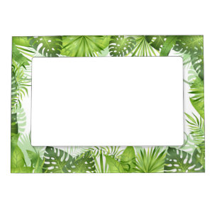 Tropical Leaves Magnetic Frame