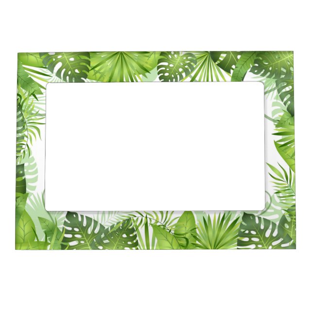 Tropical Leaves  Magnetic Frame (Front)
