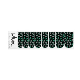 Tropical Leaves Minx Nail Art