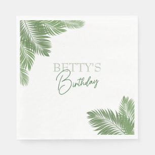 Tropical Leaves Napkins