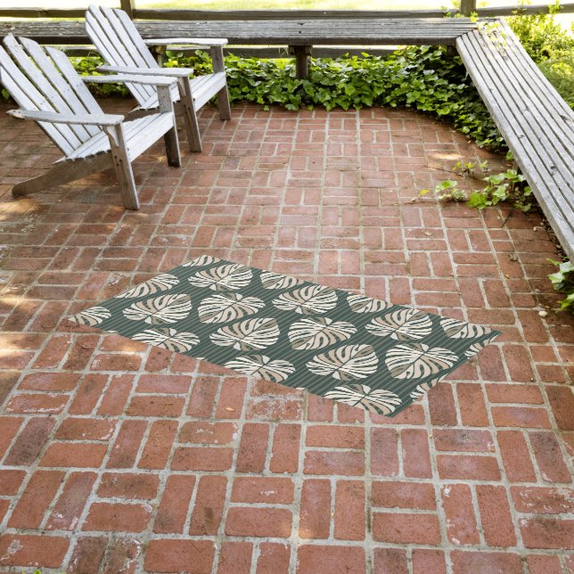 Tropical Leaves Outdoor Rug (Insitu (Outdoor 3))
