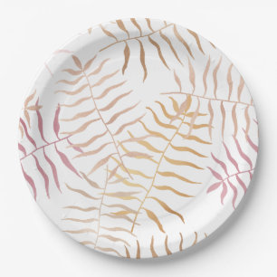 Tropical Leaves Paper Plates