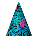 Tropical Leaves Party Hat