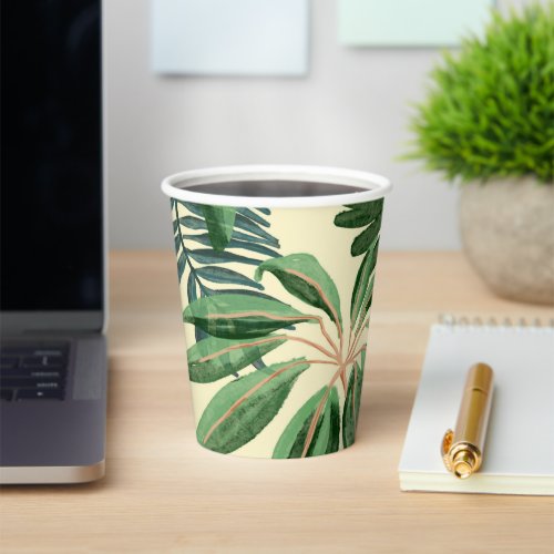 Tropical leaves PARTY Paper Cups
