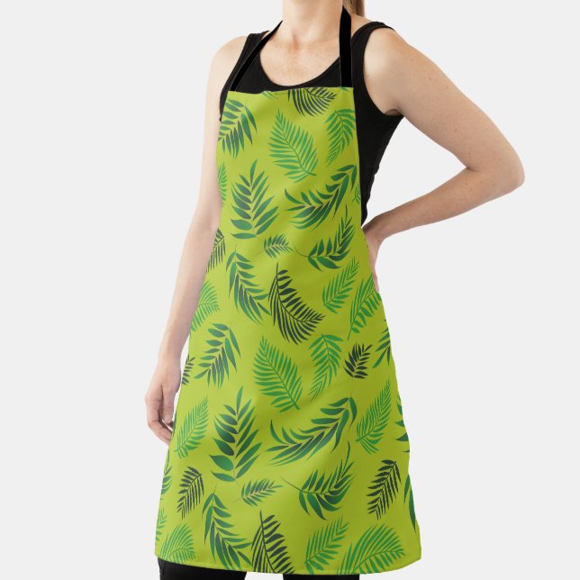 Tropical Leaves Pattern 12 Apron (Insitu)