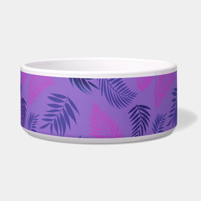 Tropical Leaves Pattern 19 Bowl (Front)