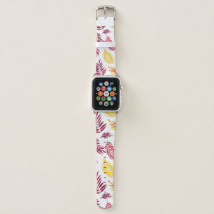 Tropical Leaves Pattern 20 Apple Watch Band