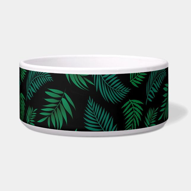 Tropical Leaves Pattern 2 Bowl (Front)