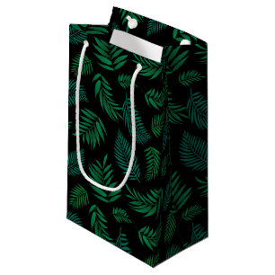 Tropical Leaves Pattern 2 Small Gift Bag