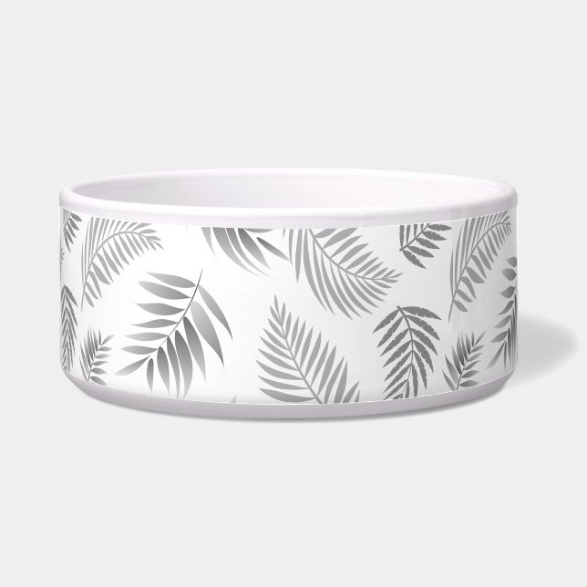 Tropical Leaves Pattern 3 Bowl (Front)