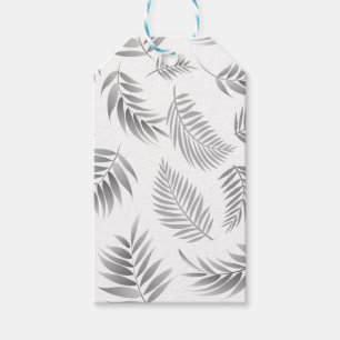 Tropical Leaves Pattern 3 Gift Tags