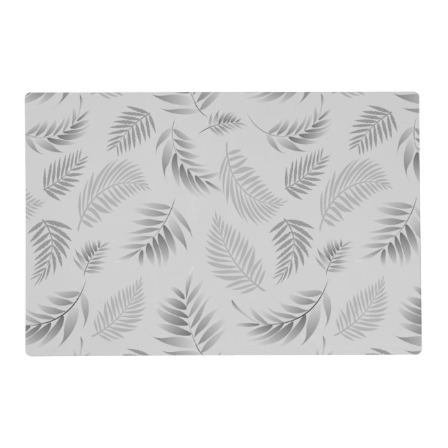 Tropical Leaves Pattern 5 Placemat (Front)